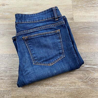 #ad GAP Flare Boot Mid Rise Dark Wash Blue Denim Jeans Women#x27;s Size 8 29 R $37.00