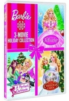 #ad BARBIE 3 MOVIE HOLIDAY COLLECTION New DVD Perfect Christmas Carol Nutcracker $9.19