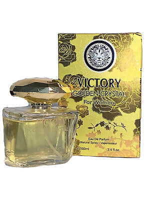 perfumes for women Victory GOLDEN CRYSTAL 100ml Long Lasting Natural Spray $11.99
