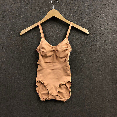 #ad SKIMS Bodysuit Brief w Snaps Color Sienna Size S M SH BSB 0348 Sleeveless NWOT $44.99