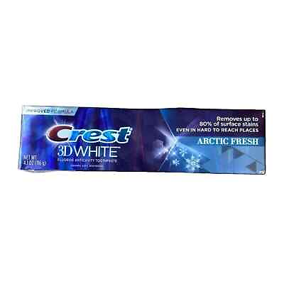 #ad Crest 3D White Fluoride Anticavity Toothpaste Arctic Fresh 4.1 oz Pamp;G $4.87