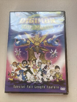 #ad Digimon The Movie DVD 2000 Vintage Fox Kids Cartoon Series Rare New $24.99