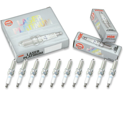 #ad 10 pc NGK 4471 LKR8AP Laser Platinum Spark Plugs for 12 12 0 032 273 ox $81.96