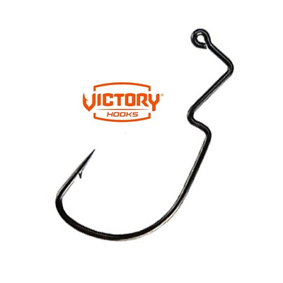 #ad Victory Hooks Hook 10777 Black Nickel EWG Extra Wide Gap Endura Needle Point New $15.64