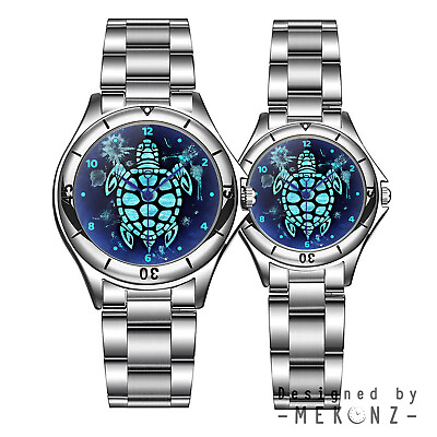 #ad Blue Turtle Watch Ocean Turtle Watch for Men amp; Women Turtle Lover Gift Watch $33.99
