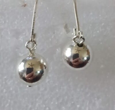 #ad 5 Pairs Of Silver Toned Earrings 4 With Faux Diamonds $20.00