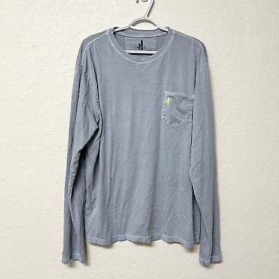 #ad Johnnie O Shirt Mens Long Sleeve Surf T Shirt Santa Monica Size XL Cotton $19.99