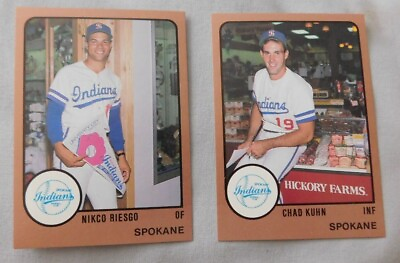 #ad 1988 ProCards Spokane Indians Baseball Card Pick one $1.00