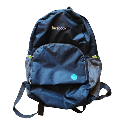 #ad Miu Color Backpack Dark Blue $14.95