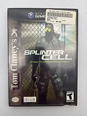 #ad Tom Clancy Splinter Cell Stealth Action Redefined Gamecube 2002 COMPLETE $20.89