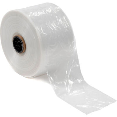 6quot; x 2900#x27; Clear Poly Tubing Tube Plastic Bag Polybags Custom Bags 1 Roll 1.5Mil $100.24