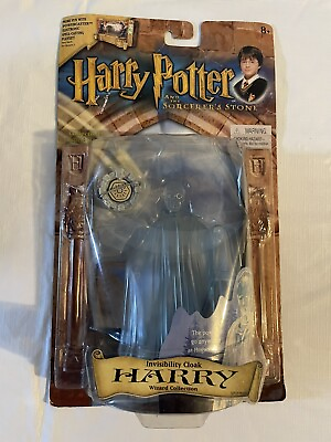 #ad Vintage Harry Potter Invisibility Cloak Harry 2001 Mattel Action Figure $14.00