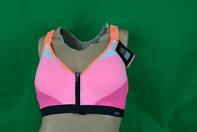 Victoria Women#x27;s VSX Knockout INCREDIBLE Support Front Close Sport Bra 32D $17.67
