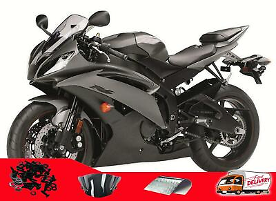 #ad NA Injection Fairing Fit for YAMAHA 2008 2016 YZF R6 ABS Matte Black Grey s055 $469.99