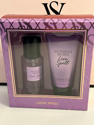 #ad #ad New in Box Victoria#x27;s Secret quot; LOVE SPELL quot; Travel Gift Set Body Mist amp; Lotion $17.95
