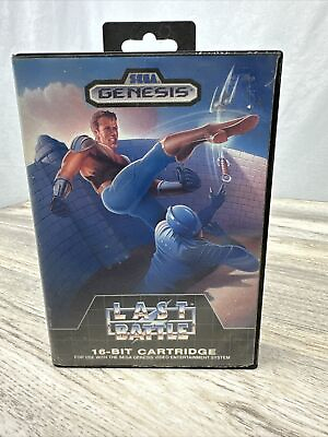 #ad Last Battle Sega Genesis 1990 With Box Tested And Working Free Shipping $14.99