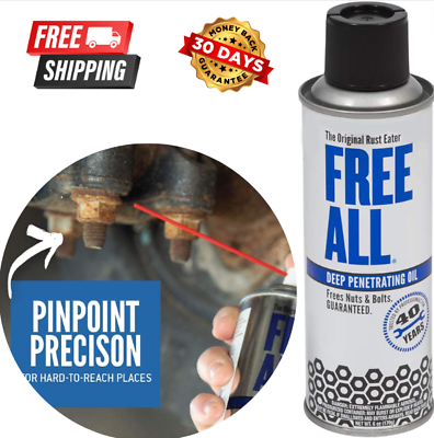 #ad Free All Deep Penetrating Oil Rust Remover Loosen Rusty Nuts amp; Bolts Screws C $19.44