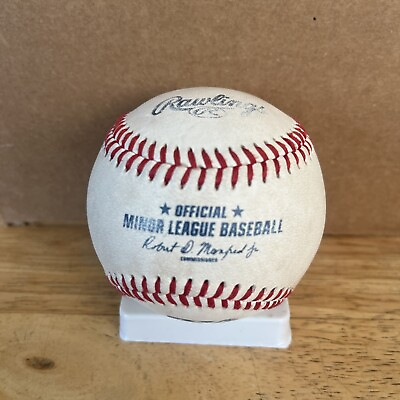 #ad ROBERT MANFRED OFFICIAL MINOR LEAGUE GAME USED BASEBALL BALL FREE SHIPPING $21.24
