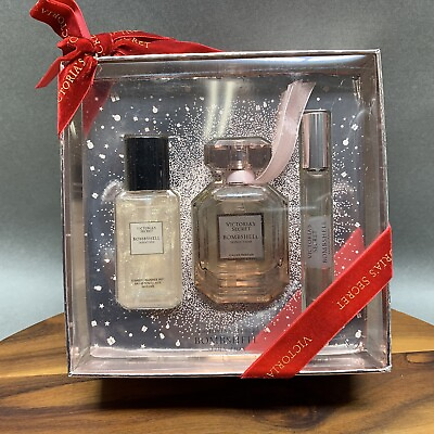 #ad Victoria#x27;s Secret Bombshell Seduction Holiday Gift Set Rollerball Mist Perfume $44.99