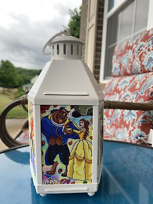 Beauty And The Beast Inspired Lantern Unique Gift Nightlights Belle Beast Chip $40.00