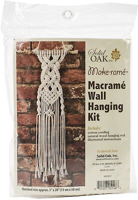 #ad Small Format Macrame Kit Celtic Braids $13.99
