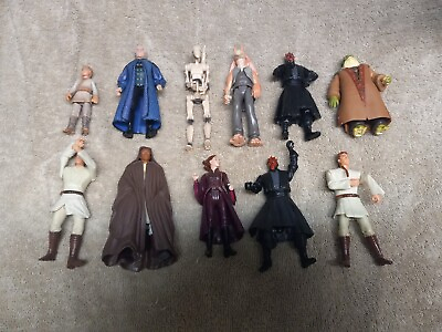 #ad 11 Assorted Star Wars Action Figures $25.00