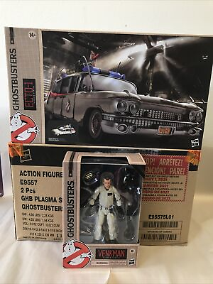 #ad Ghostbusters Ecto 1 Plasma Series Car amp; Peter Venkmen Figure BOX NOT MINT $69.99