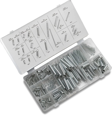 #ad 200 Small Metal Loose Steel Coil Springs Assortment Kit $13.61