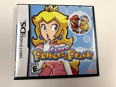 #ad Super Princess Peach Nintendo DS 2005 No Game $24.99