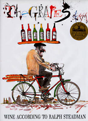 #ad The Grapes of Ralph: Wine According to Ralph Steadman Hardcover VERY GOOD $5.93