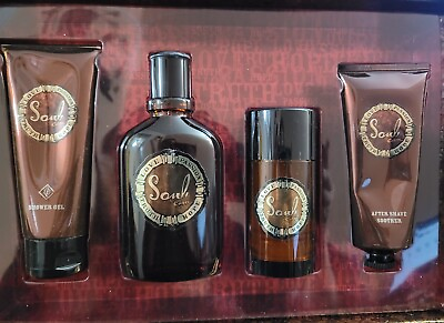 #ad Soul By Curve For Men 4 Piece Gift Set * New In Box * Free Shipping * $179.00