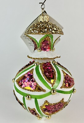 #ad Heartfully Yours By Christopher Radko Mayfair Top Christmas Ornament Ltd 101 300 $60.00