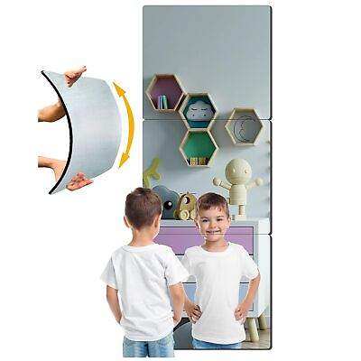 #ad Nc Plexiglass Acrylic Soft Mirror Non Glass Shatterproof Mirror Full Length Mi $57.89