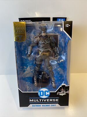 #ad DC Multiverse Batman Hazmat Suit Gold Label McFarlane Toys Light Up Symbol $14.50