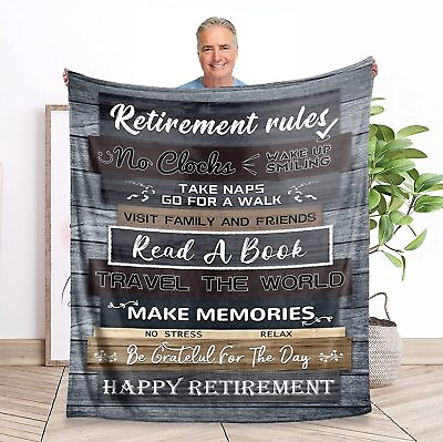 #ad Retirement Gifts for Men Blanket Best Male Retirement Gifts Soft Throw Blanket $75.96