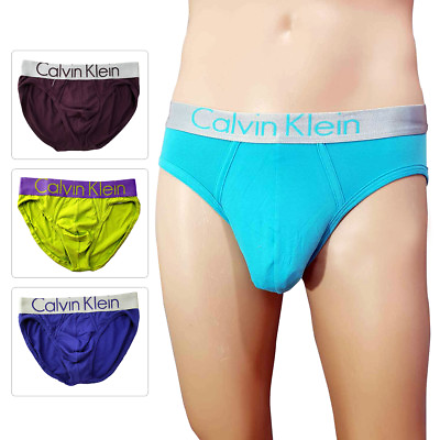Calvin Klein Steel Microfiber Low Rise Hip Brief U2715 Ck Men#x27;s Underwear $28.99