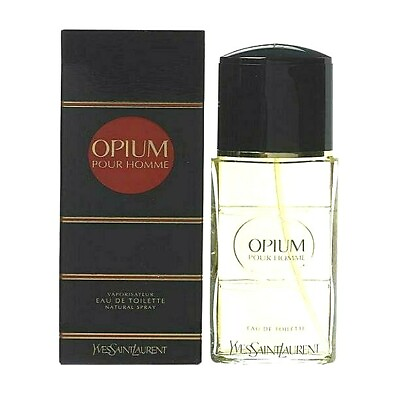 OPIUM Pour Homme By YSL Perfume Men 1.oz 30 ml Eau De Toilette Spray Sealed $74.11