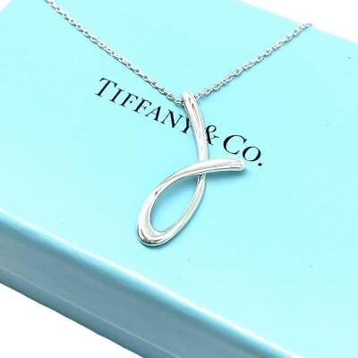 #ad Finished I2 Tiffany Initial J Necklace Sv925 $162.42