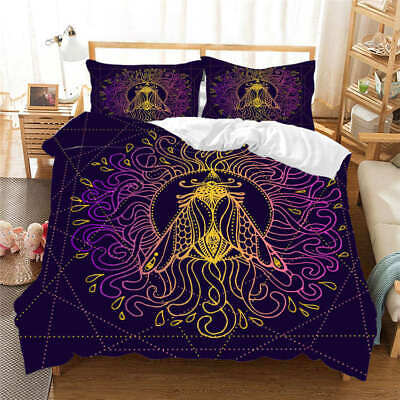 #ad Great Special Flower Pattern 3D Quilt Duvet Doona Cover Set Pillow case Print AU $99.55