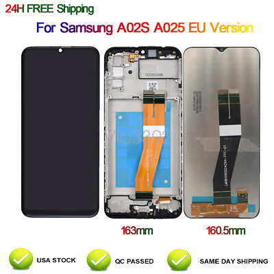 #ad LCD Touch Screen Digitizer ± Frame Rerplacement For Samsung A02S SM A025M A025F $18.00