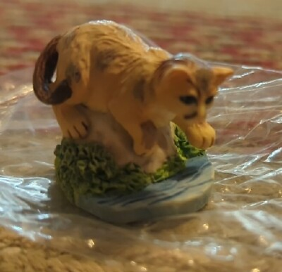 #ad Mini Lenox Cheetah Cub Mini Miniature Porcelain Figurine $19.00