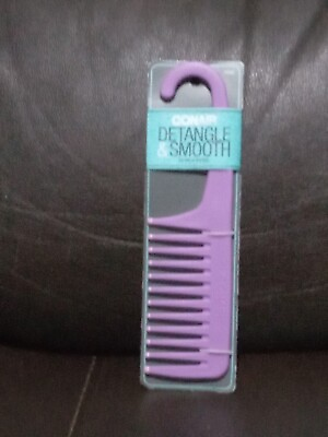 #ad Conair Detangle and Smooth Shower Comb 1 Count Purple L47 $7.64