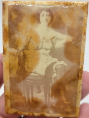 #ad Vintage Nudie Photograph Woman Sitting Pinup Girl $25.00