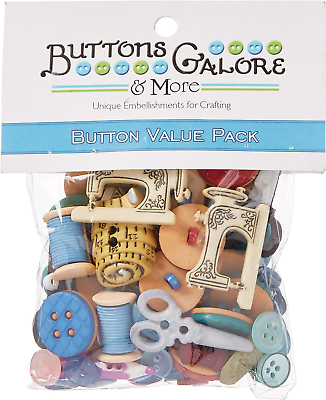 #ad Buttons Galore and More Collection round Novelty Buttons amp; Embellishments Based $12.79
