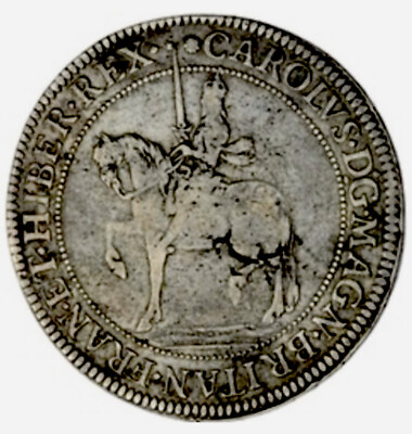 #ad NGC VF30 1631 2 Charles I Crown 1st Milled Issue Briot S 2852 SCARCE $5950.00