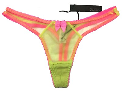 #ad Love Claudette Dessous Thong Bikini Panty Briefs Lingerie Caipirinha Elsa Pink $9.99