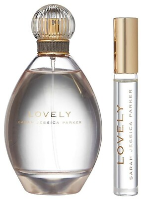 #ad LOVELY by Sarah Jessica Parker Perfume Women 2 pc 3.4 oz Spray 0.5 oz Mini EDP $19.95
