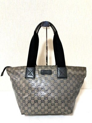 #ad GUCCI GG pattern crystal tote bag from Japan $110.00