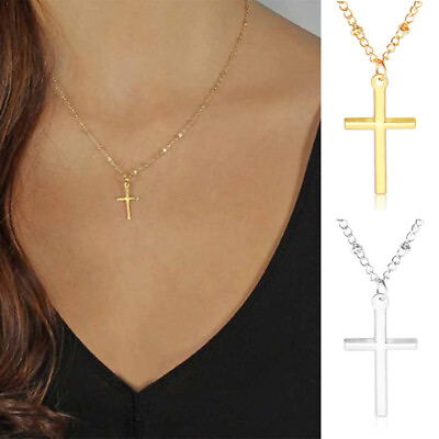 # Necklaces Chain Jewelry Jewelry fashion positioning beads cross necklace Charm $1.54