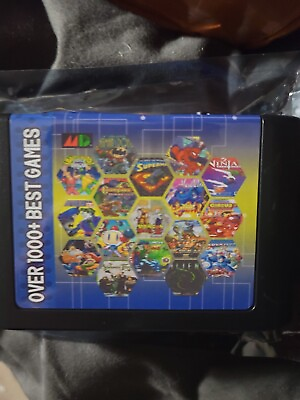 #ad 1000 In 1 Mega Drive Multigame Cart For Sega $74.99
